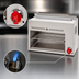 Thumbnail image #4 for American Range 24-Inch Countertop Gas Cheesemelter Broiler with Infrared Burner and 3 Rack Positions