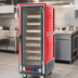 Thumbnail image #4 for Metro C5 3 Series Full Height Mobile Heated Holding Cabinet with Clear Polycarbonate Door, Low-Watt, 120V