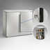 Thumbnail image #5 for Top Shelf Narrow Door Back Bar Dry Storage Cabinet, 40 Inch Wide, Two-Section, Non-Refrigerated