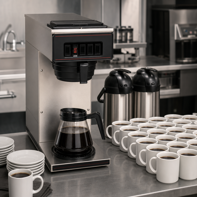 Product image #4 for BUNN VP17-1 SST Pourover Commercial Drip Coffee Brewer with 1 Lower Warmer