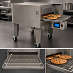 Thumbnail image #4 for Lincoln Foodservice Quick Ship 2424-SUH-QS Single Deck Electric Conveyor Pizza Oven, Digital Controls, 24" x 48" Conveyor, Floor Model
