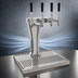Thumbnail image #4 for Glastender Cobra 4-Faucet Countertop Air-Cooled Draft Beer Dispensing Tower, Mirror Finish