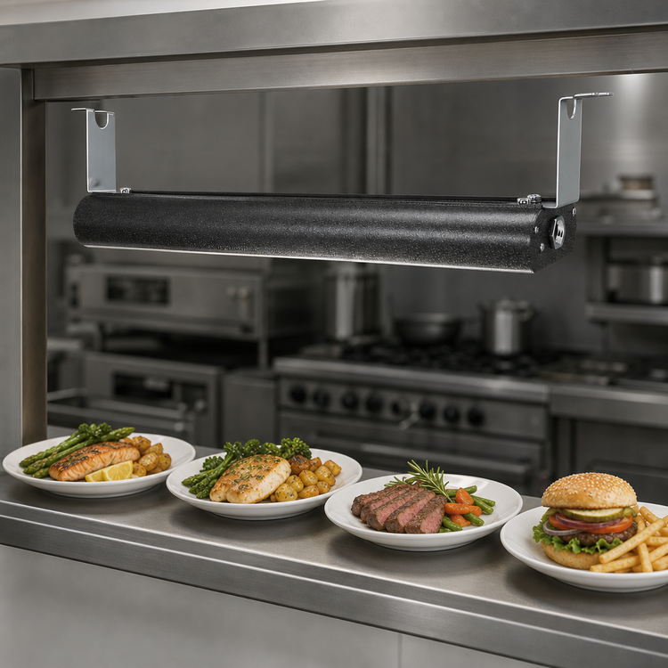 Product image #4 for Vollrath 42-Inch Low Profile Unlighted Strip Heat Lamp with Aluminum Housing, 208V