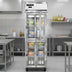 Thumbnail image #3 for Continental Refrigerator 1FNSSGDHD One-Section Display Reach-In Freezer with Narrow Half Glass Doors