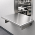 Thumbnail image #4 for Eagle Group Pass-Thru Wall Shelf, 60 Inch W x 24 Inch D, 12 Inch Max Wall Thickness, 16/304 Stainless Steel