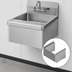 Thumbnail image #4 for Stainless Steel Apron for 14 x 10 Wall Mount Hand Sink