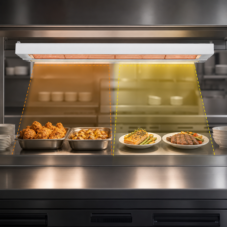 Product image #4 for Nemco Dual Remote-Controlled Infrared Strip Heater, 24-Inch, 208V