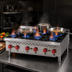 Thumbnail image #4 for Omcan USA 36-Inch Countertop Natural Gas Hot Plate with 6 Stainless Steel Burners
