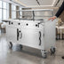 Thumbnail image #3 for Atlas Metal BLH-3-H 3-Well Electric Mobile Hot Food Serving Counter