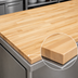 Thumbnail image #4 for Boos Block Northern Hard Rock Maple Blended Edge Grain Kitchen Countertop, 144 x 38 x 1-1/2 Inches, Penetrating Oil Finish