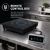 Thumbnail image #4 for Admiral Craft Drop-In Single-Burner Induction Cooktop with Remote Control Box, 120V