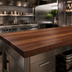 Thumbnail image #4 for John Boos Boos Block 96-Inch x 36-Inch Edge Grain American Black Walnut Kitchen Countertop, 1-1/2-Inch Thick