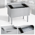 Thumbnail image #4 for Krowne Silver Series 24 Inch Insulated Bar Ice Bin with 7-Circuit Cold Plate and Full Sliding Cover