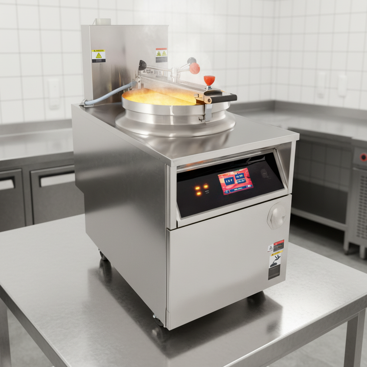 Product image #3 for BKI FKG-TC Extra-Large Volume Gas Pressure Fryer with Touchscreen Controls