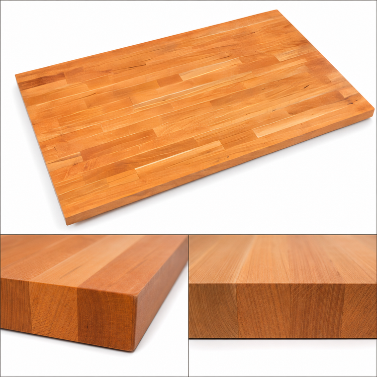 Product image #4 for Boos Block American Cherry Edge Grain Kitchen Countertop, 60 Inch W x 36 Inch D x 1-1/2 Inch Thick, Varnique Finish
