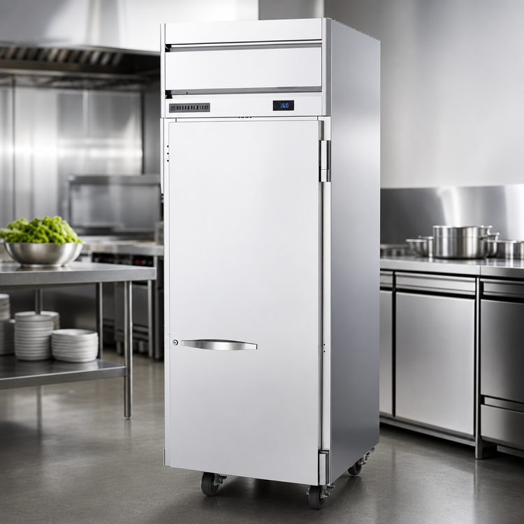 Product image #4 for Beverage-Air Horizon Series HRPS1HC-1S One-Section Top-Mount Reach-In Refrigerator, 21.17 Cu. Ft., Solid Right-Hand Door