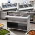Thumbnail image #4 for Spec-Master 48-Inch Electric Sealed Well Hot Food Table with Open Front, 3 Wells