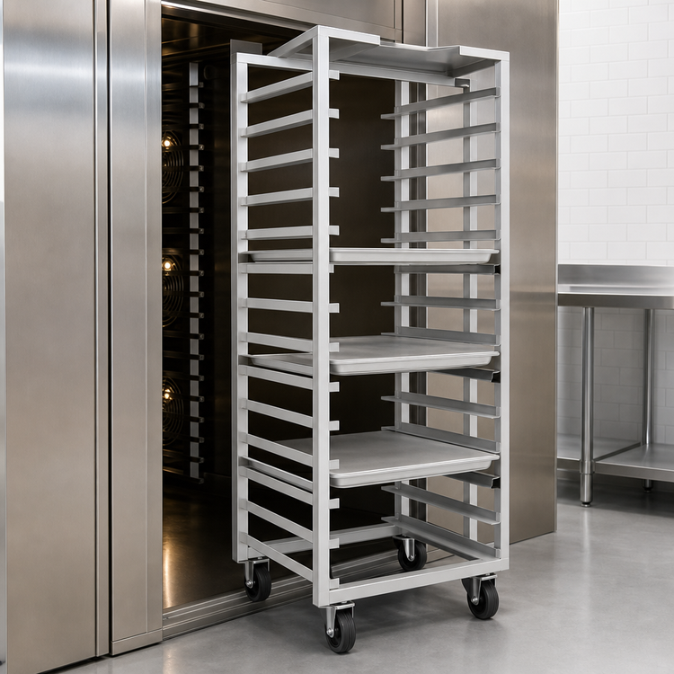 Product image #4 for Channel Manufacturing 410S-OR Single Section Stainless Steel Side-Loading Oven Rack