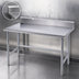 Thumbnail image #4 for Advance Tabco 84-Inch x 30-Inch 16 Gauge 304 Stainless Steel Work Table with 5-Inch Backsplash