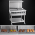Thumbnail image #4 for Imperial Spec Series Heavy Duty 24-Inch Modular Gas Add-A-Unit Range with (2) Hot Tops