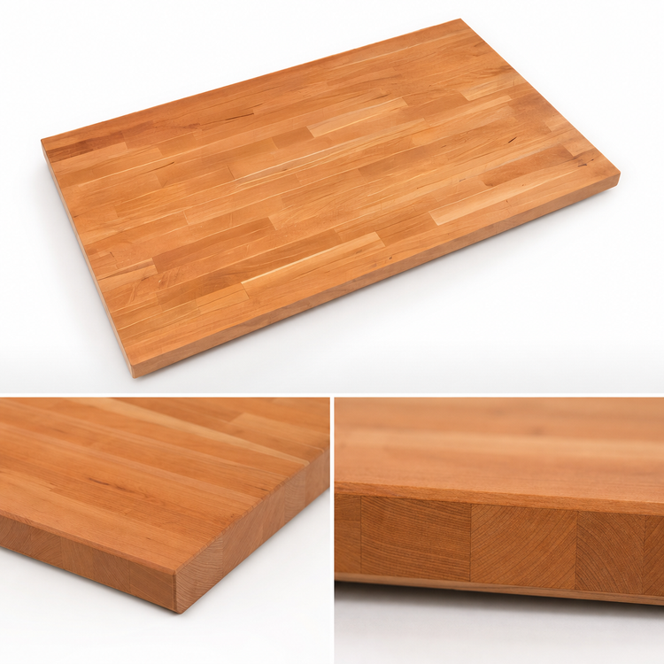 Product image #4 for Boos Block American Cherry Edge Grain Kitchen Countertop, 48" x 32" x 1-1/2" Thick, Varnique Finish