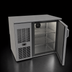 Thumbnail image #4 for Glastender C1FL36 36-Inch Front-Serviced Low Profile Back Bar Cooler, Single Door, Single-Section, Self-Contained R290