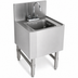 Thumbnail image #4 for Spec-Bar Freestanding Underbar Hand Sink with T&S Gooseneck Faucet, 12-Inch Wide x 24-Inch Deep, 304 Stainless Steel