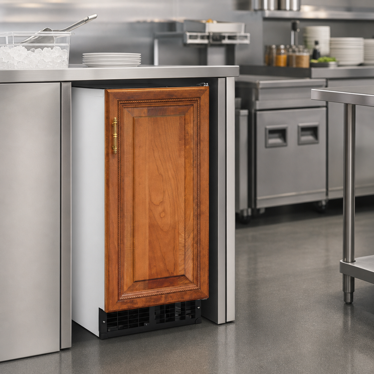 Product image #4 for Hoshizaki Air-Cooled Self-Contained Cube Ice Maker with 27 lb Bin, 54 lb/Day Production