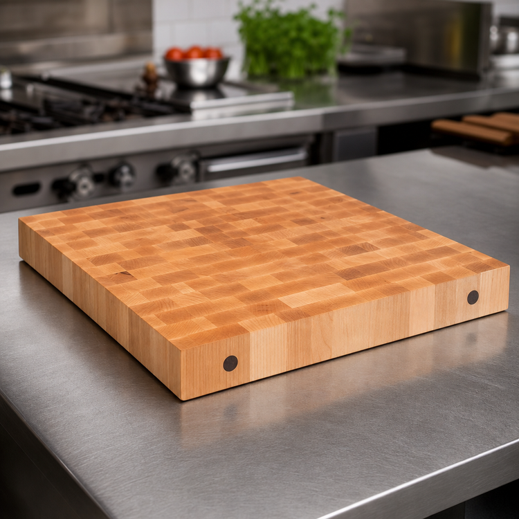 Product image #4 for John Boos Boos Block End Grain Northern Hard Rock Maple Island Countertop, 24 x 25 x 7-Inch Thick
