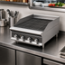 Thumbnail image #4 for Vollrath Heavy-Duty 60-Inch Countertop Charbroiler, Stainless Steel, Radiant/Lava Rock Heat
