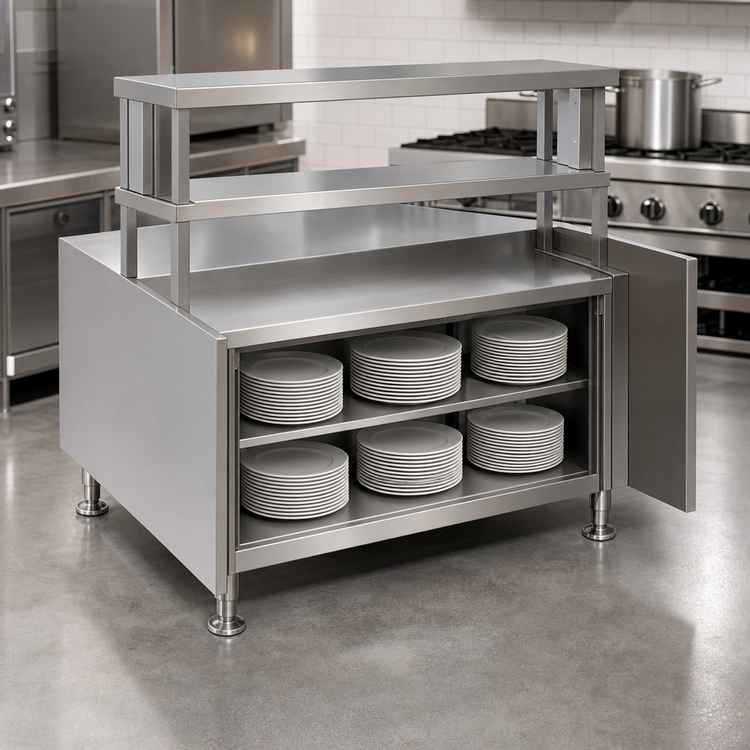 Product image #4 for Randell Modular Chef Service Counter Right Section, 76-1/2 Inch Wide, Without Breaker Panel