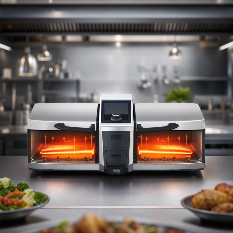 Product image #4 for RATIONAL iVario Pro 2-XS Power Tilt Multifunctional Cooking Center, 208/240V 3-Phase