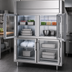 Thumbnail image #4 for Victory UltraSpec 2-Section Shallow Depth Glass Half-Door Reach-In Freezer, 41.35 Cu. Ft., Self-Contained, Stainless Steel