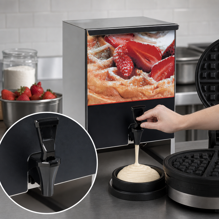 Product image #4 for Nemco 7050 Self-Serve Stainless Steel Batter Dispenser with Valve Dispenser