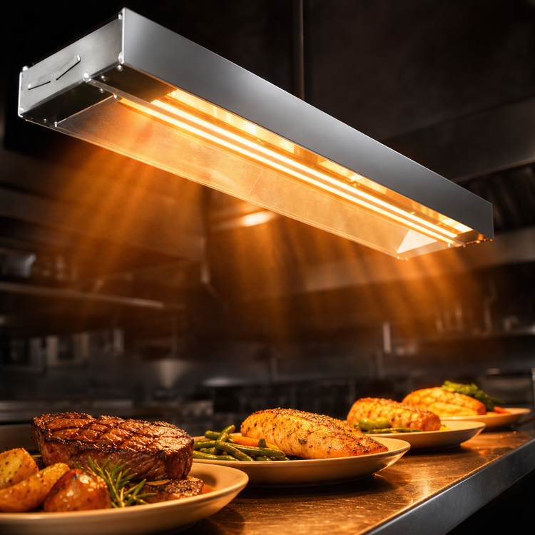 Product image #4 for Eagle RedHots 30-Inch Single Lighted Rod-Type High-Watt Strip Heat Lamp, 208V