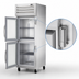 Thumbnail image #4 for True SPEC SERIES One-Section Reach-In Refrigerator with 2 Glass Half Doors, Locks, and Top-Mounted Self-Contained Refrigeration