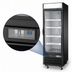 Thumbnail image #4 for Arctic Air ARGDM23 27-Inch Single-Section Glass Door Merchandiser Refrigerator, 23 Cu. Ft., Black