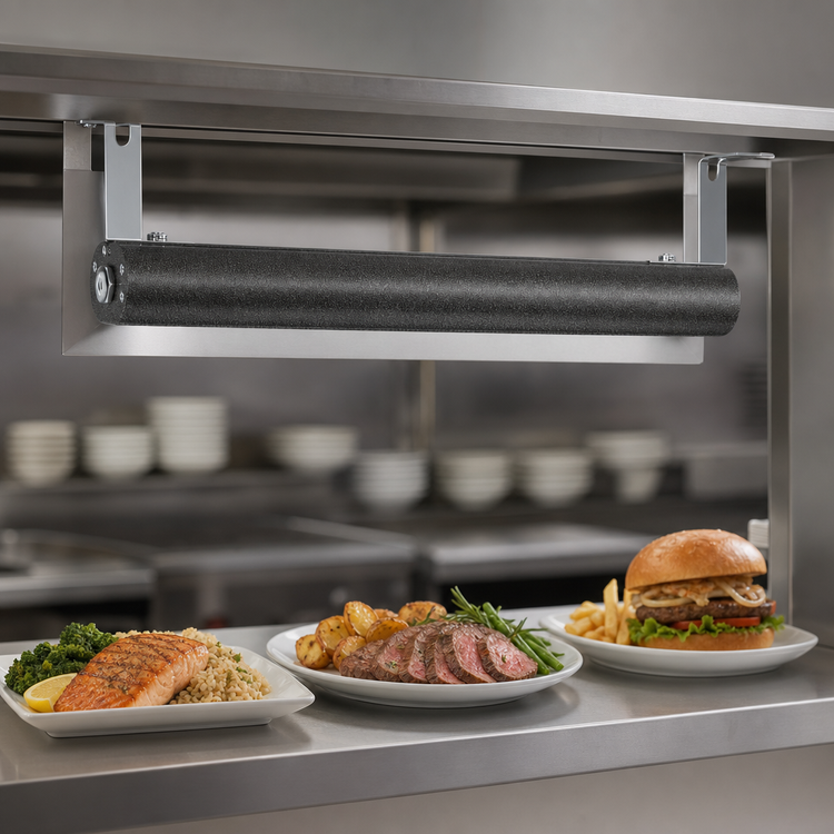 Product image #4 for Vollrath 36-Inch Low Profile Unlighted Strip Heat Lamp, 120V, Aluminum Housing