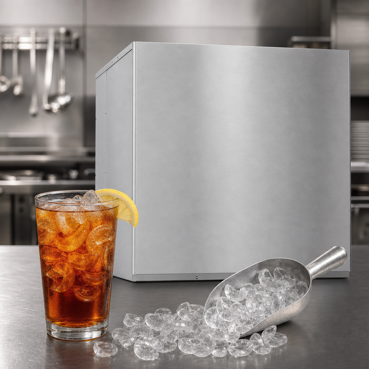 Product image #4 for Hoshizaki KMH-2100SRJZ High-Capacity Stackable Remote Air-Cooled Crescent Cube Ice Maker