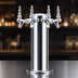 Thumbnail image #4 for Micro Matic Countertop 4-Faucet Air-Cooled Draft Beer Tower, Polished Stainless Steel