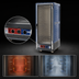 Thumbnail image #4 for Metro C5 3 Series Blue Insulation Armour Mobile Full-Height Moisture Heated Holding and Proofing Cabinet with Lip Load Slides, 35-Pan, 120V