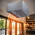 Thumbnail image #4 for Berner Architectural Recessed 12 Electric Heated Air Curtain, 72 Inch, 2-Motor, Intelliswitch Touchscreen