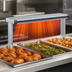 Thumbnail image #4 for Hatco Glo-Ray Designer Dual Strip Heater with Lights, 21-1/2 Inch Wide, Aluminum, 620 Watts