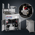 Thumbnail image #4 for Imperial 50 lb. Open Pot Gas Floor Fryer/Filter System with Computer Controls