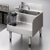 Thumbnail image #4 for 2200 Series 18-Inch Wide Underbar Blender/Dump Sink Modular Add-On Station with Faucet, Basket Drain, and Duplex Receptacle