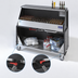 Thumbnail image #4 for Dinex DXPPB560IBWAN Full-Length Ice Bin Portable Bar with American Natural Finish