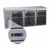 Thumbnail image #4 for Krowne Three-Section Refrigerated Back Bar Storage Cabinet, 84-Inch Wide, Self-Contained