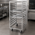 Thumbnail image #4 for Channel Manufacturing 414S-DOR Double-Section Side-Loading Stainless Steel Oven Rack, 20 Pan Capacity