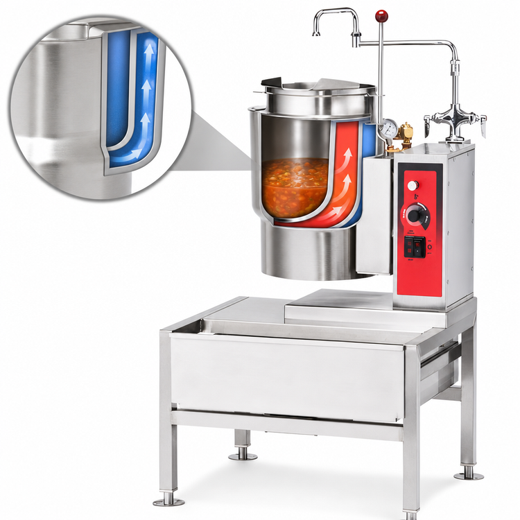 Product image #5 for Vulcan 6-Gallon Electric Countertop Tilting Kettle Soup Warmer