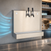 Thumbnail image #4 for Perlick Wall-Mount Air-Cooled Draft Beer Dispenser for 2 Faucets